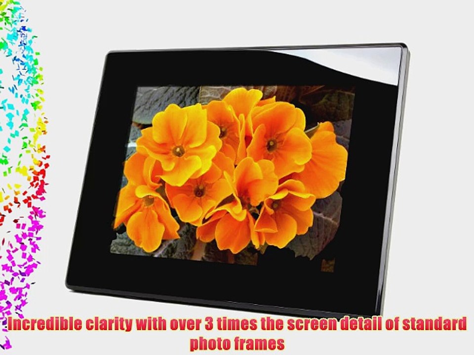 Micca M1203Z 12-Inch 800x600 High Resolution Digital Photo Frame ith 8GB USB Memory Auto On/Off