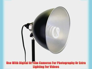 CowboyStudio 670 Watt Premium Photography /Video Studio Triple Reflector Umbrella Lighting