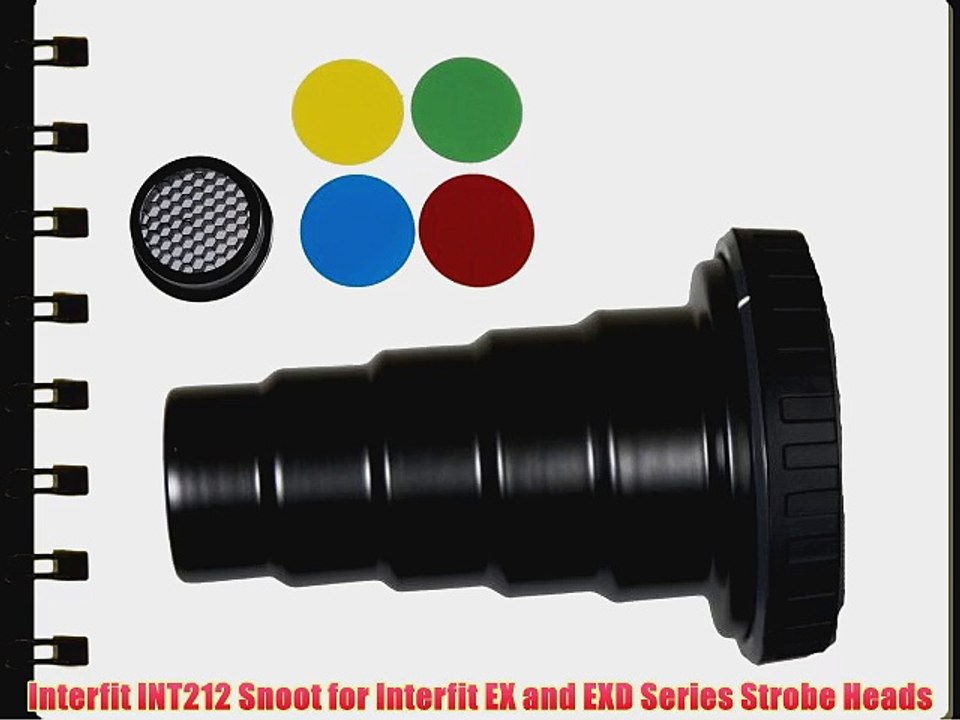 Interfit INT212 Snoot for Interfit EX and EXD Series Strobe Heads