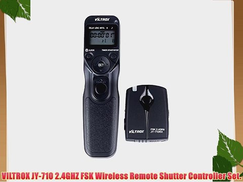 VILTROX JY-710 2.4GHZ Wireless Remote Shutter Controller Set Time Lapse Intervalometer Timer