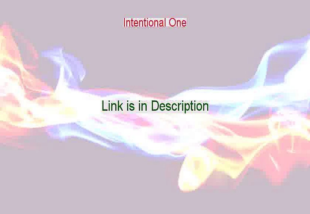 Intentional One PDF (Get It Now)