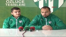 Bursasporlu Şamil ve Süheyl Sivas Maçından Umutlu