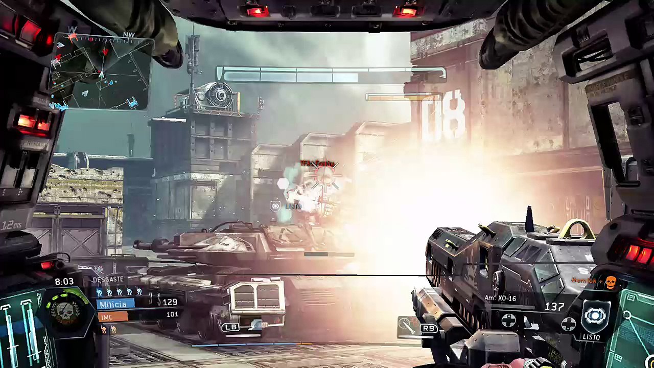 Baja con Titan en Titanfall