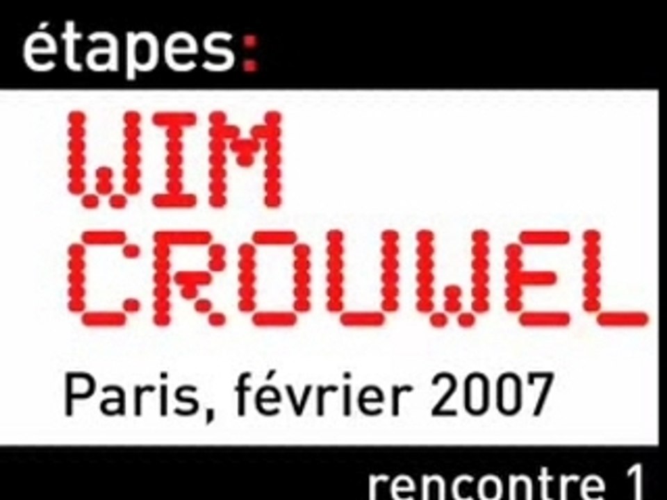 Wim Crouwel 1/2