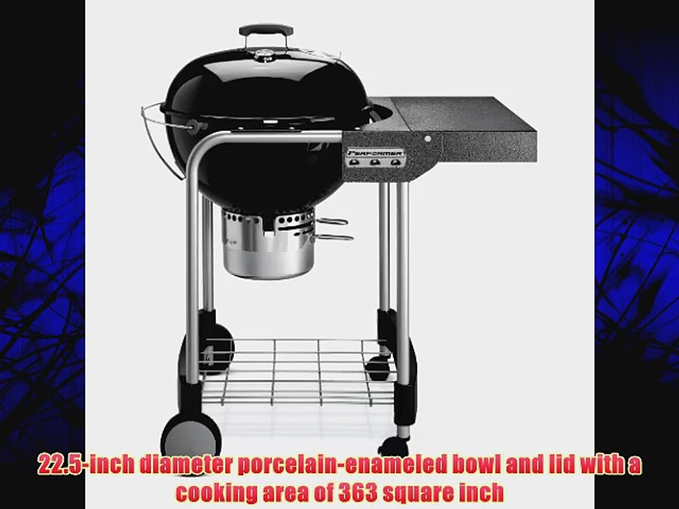 Weber 1401001 Performer Silver Charcoal Grill Black