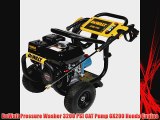 DeWalt Pressure Washer 3200 PSI CAT Pump GX200 Honda Engine