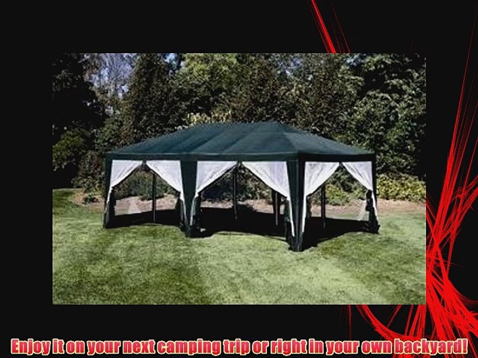 Deluxe Screen House 20'x12' Green