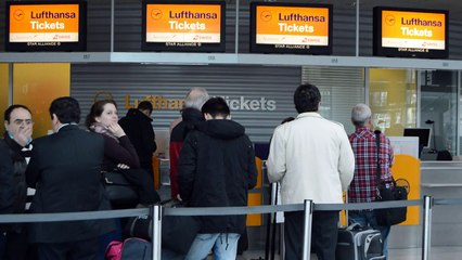 Download Video: Greve de pilotos da Lufthansa cancela centenas de voos