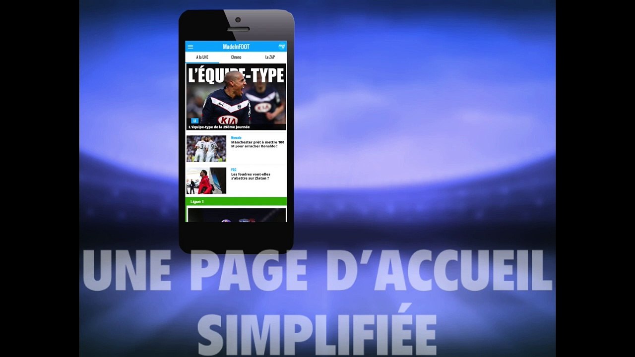 Application MadeinFOOT
