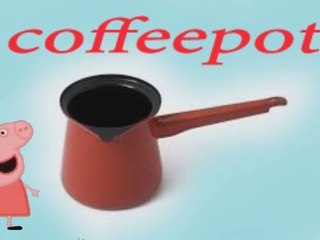 peppa pig-Educational for kids (big - small) accessories in the kitchen!