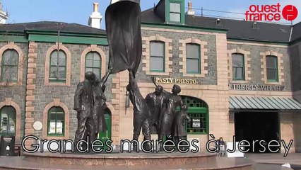 Les grandes marées à Jersey