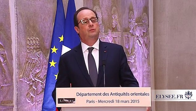 Discours au département des antiquités orientales du Musée du Louvre