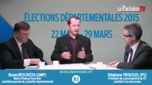 Départementales (93) : Stéphane Troussel et Bruno Beschizza en débat
