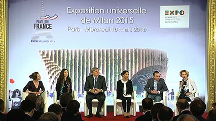 Tables rondes lors de l'évènement "La France à l’exposition universelle de Milan 2015"