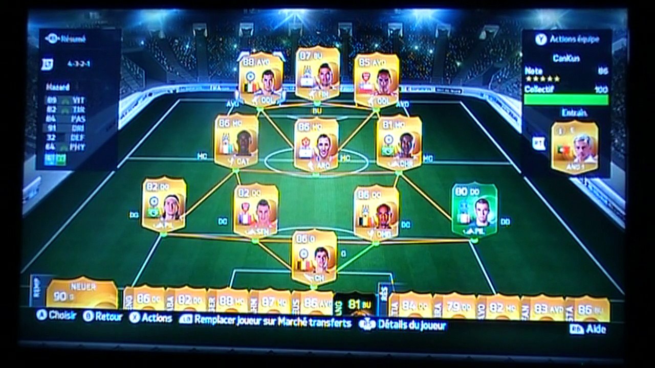 test FIFA 15 ultimate team XBOX ONE