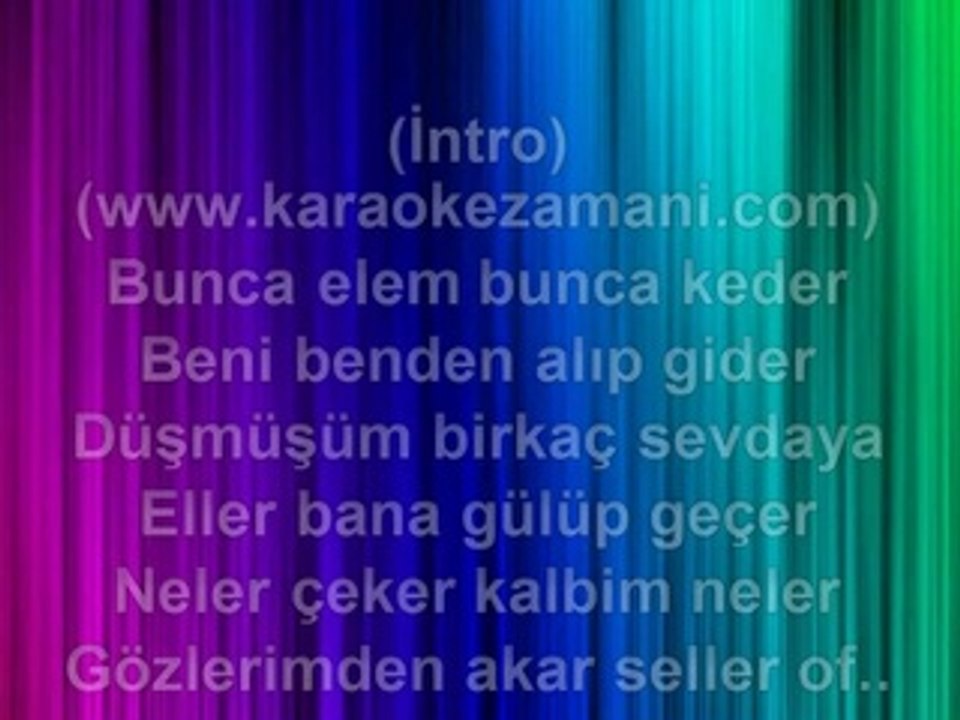 Afak Algan - Hayal Oldun - 2014 TÜRKÇE KARAOKE