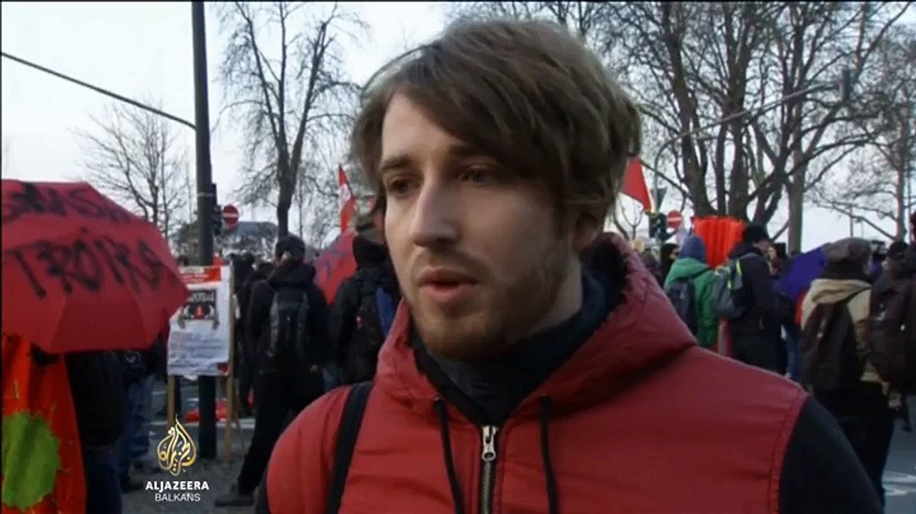 Nasilni protesti protiv ECB-a u Frankfurtu