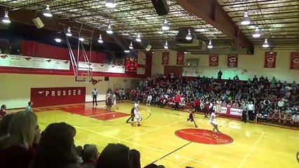 Insane Finish to Regulation HS Basketball Game (Ball Stuck on top of Rim)