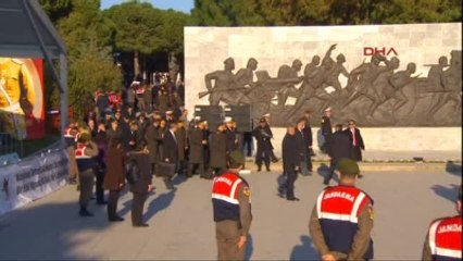 13- Şehitler Abidesi'nde Tören Düzenlendi