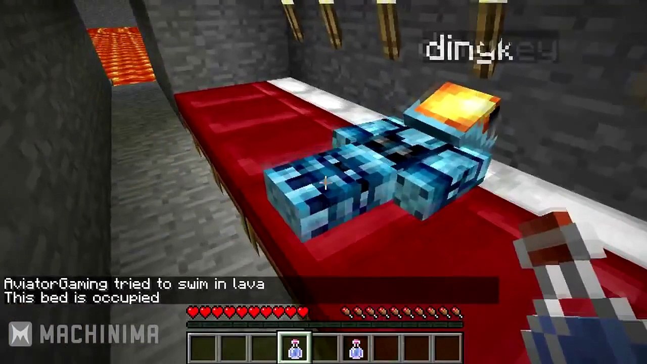 Minecraft Temple Runner   Sky and Aviator! Episode 4