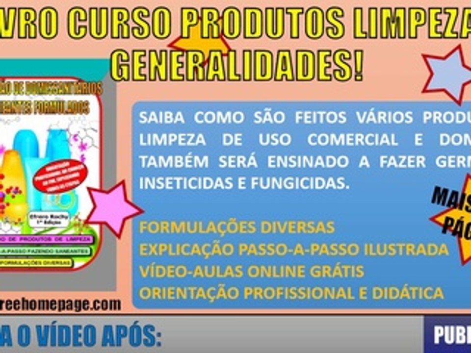 COMO FAZER DESINFETANTE LIQUIDO