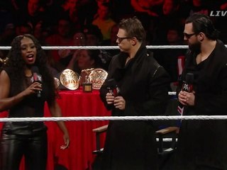 The Miz, Damien Mizdow, Naomi and The Usos Segment