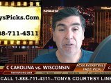 Wisconsin Badgers vs. Coastal Carolina Chanticleers Free Pick Prediction NCAA Tournament College Basketball Odds Preview 3-20-2015