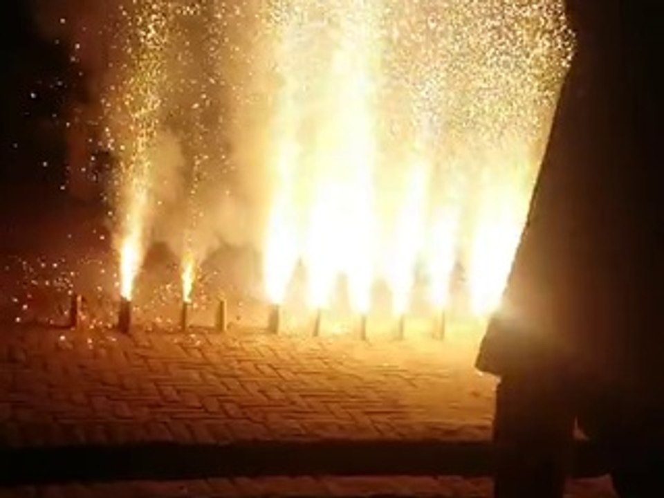 firework of baraat