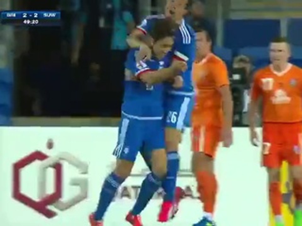 Golazo de Seo Jung-Jin (Suwon) tras dejar tirados a tres defensas del Brisbane