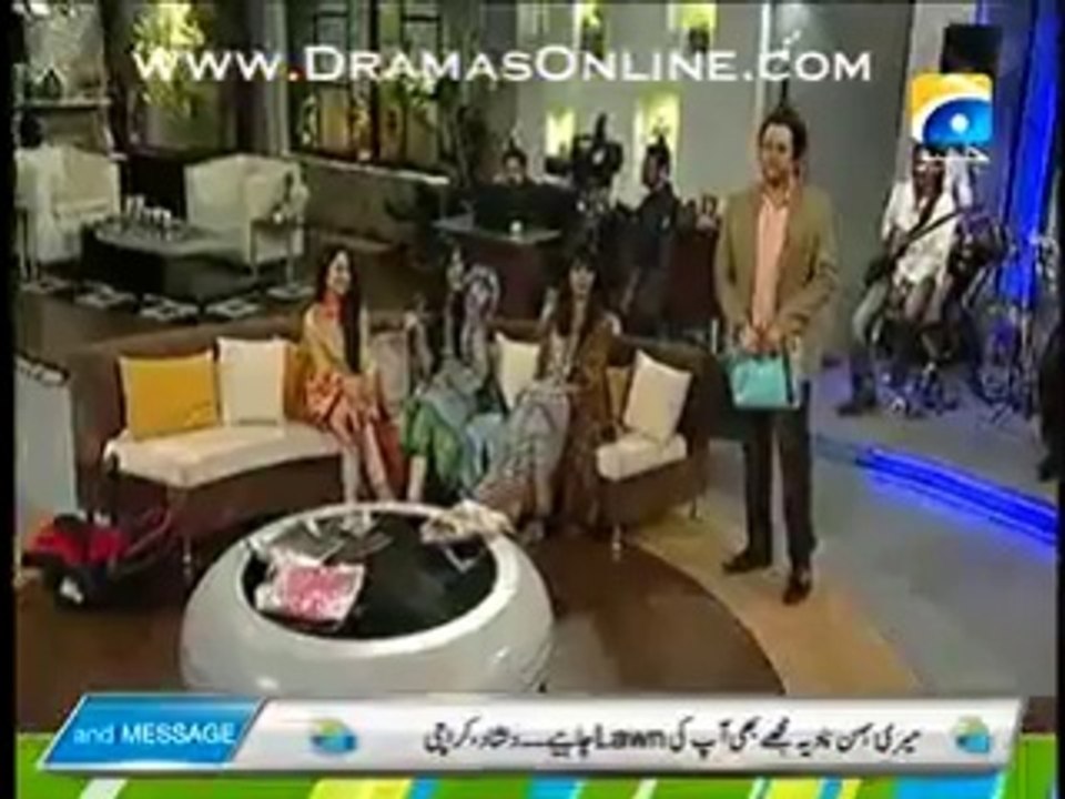 Dr Aamir Liaquat Cat Walk in Live Morning Show