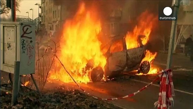 Сутички в день відкриття офісу ЄЦБ у Франкфурті: понад 200 поранених