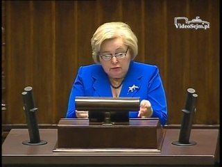 Poseł Maria Nowak - Oświadczenie z dnia 18 marca 2015 roku.