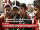 Okulun kendi kendine mi yıkılması bekleniyor çatlakların içine insan eli giriyor