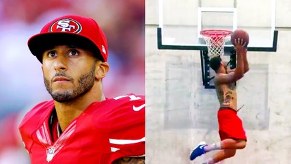 Colin Kaepernick Posts Sick Dunk on Instagram