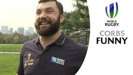 England lock puts head in fox poo!