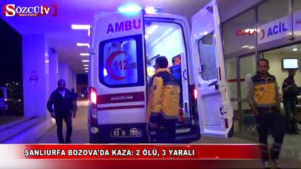 Bozova'da kaza 2 ölü, 3 yaralı