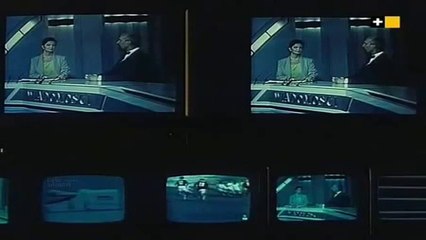 Janusz Korwin-Mikke i Anna Dymna w filmie "Tylko Strach" (1993r.)