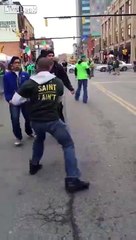 Supercop OBLITERATES Smack Talking “Tough Guy” With Choke Slam