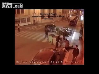 LiveLeak - Moroccan man gets brutally beaten outside a bar