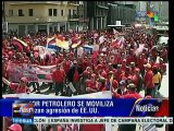 Trabajadores petroleros respaldan al gobierno del presidente Maduro
