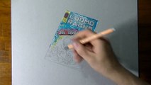 Drawing time lapse_ Spiderman Uomo Ragno hyperrealistic art