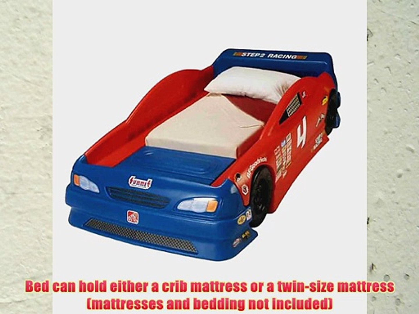 step2 stock car convertible bed replacement stickers