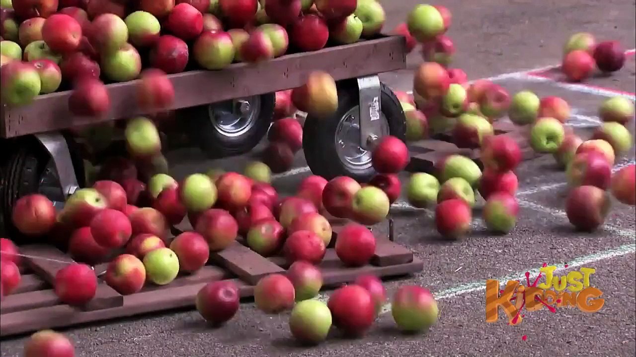 Apples Over Hopscotch Prank - Just for Laugh Gags 2015