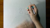 Drawing Time Lapse_ Xbox 360 Controller - hyperrealistic art