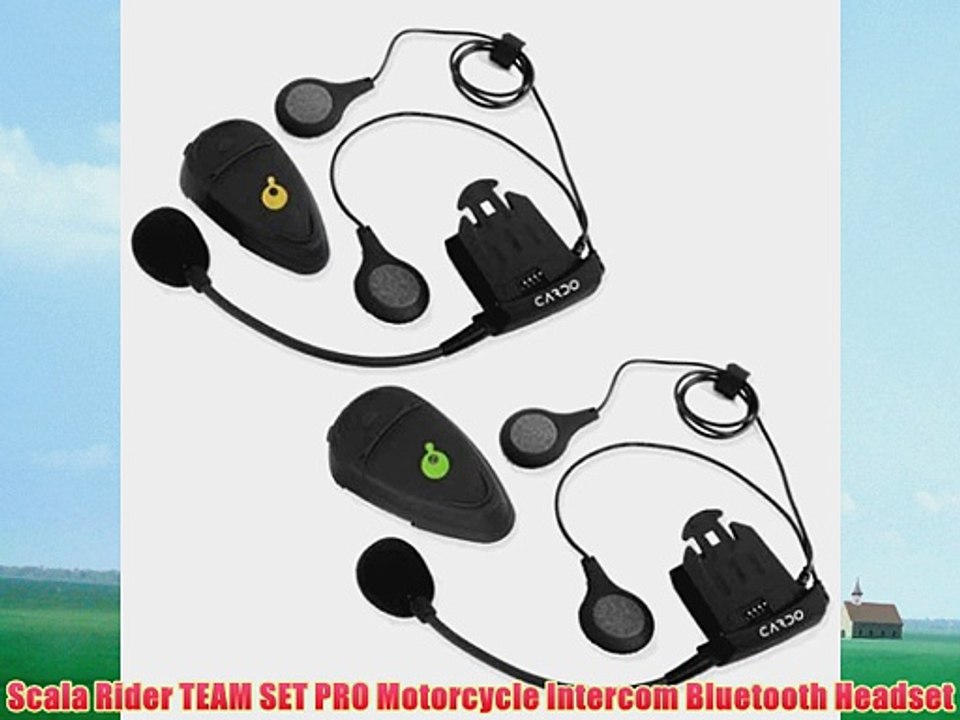 Scala Rider TEAM SET PRO Motorcycle Intercom Bluetooth Headset