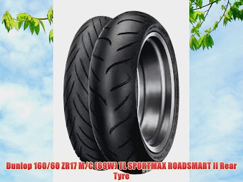 Dunlop 160/60 ZR17 M/C (69W) TL SPORTMAX ROADSMART II Rear Tyre