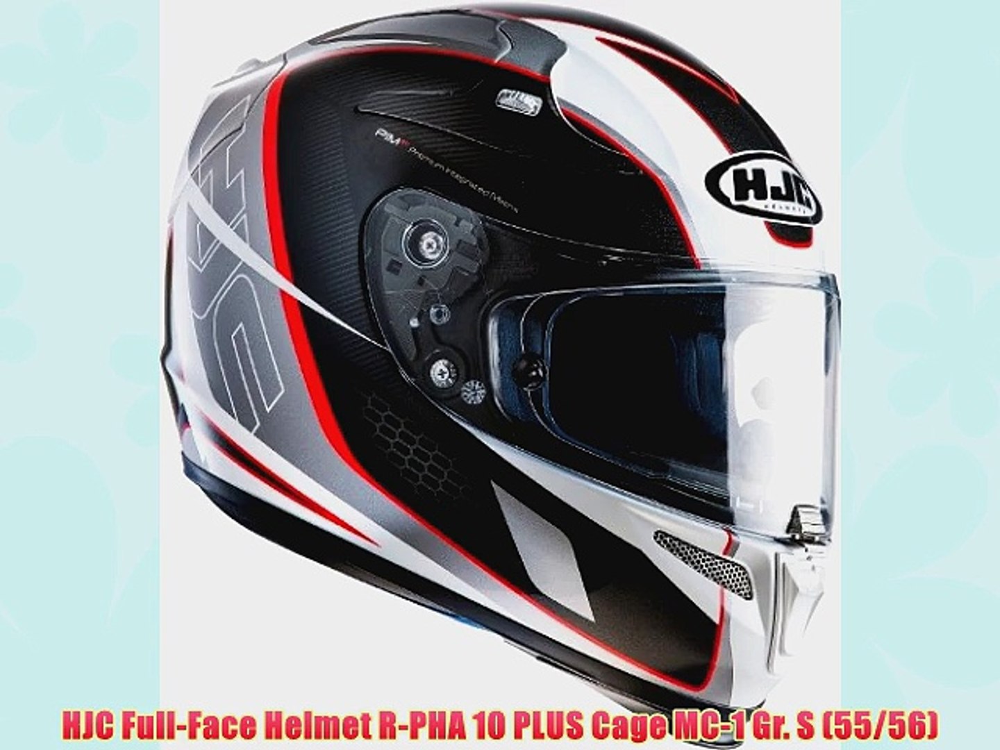 HJC Full-Face Helmet R-PHA 10 PLUS Cage MC-1 Gr. S (55/56) - video  Dailymotion