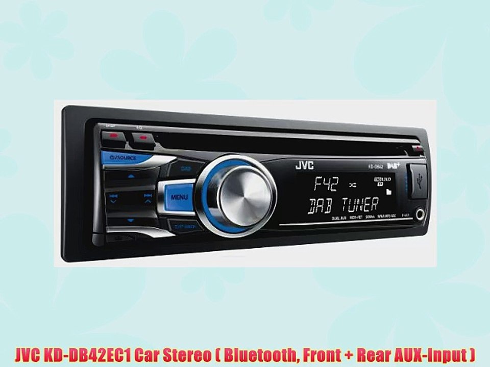 JVC KD-DB42EC1 Car Stereo ( Bluetooth Front   Rear AUX-Input )