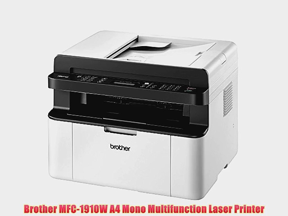Brother MFC-1910W A4 Mono Multifunction Laser Printer