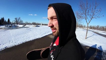 SNOWSKATE SKATEPARK FUN!